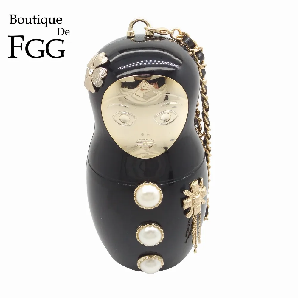 بوتيك دي FGG الشهيرة العلامة التجارية دمية روسيّة النساء الأزياء يد الاكريليك مساء Wristlets حقيبة Hardcase حزب عشاء مخلب محفظة بوتيك دي FGG الشهيرة العلامة التجارية دمية روسيّة النساء الأزياء يد الاكريليك مساء Wristlets حقيبة Hardcase حزب عشاء مخلب محفظة