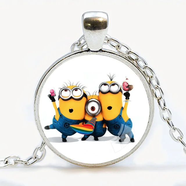 Despicable Me Necklace Minions Movie Themed Character Charm Minion