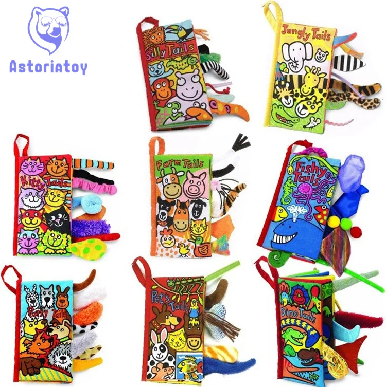 

14Style English Language Soft Fabric Cloth Book 0~12 Months Juguetes Bebe Brinquedos Para Bebe Learning&Education Baby Book Toy