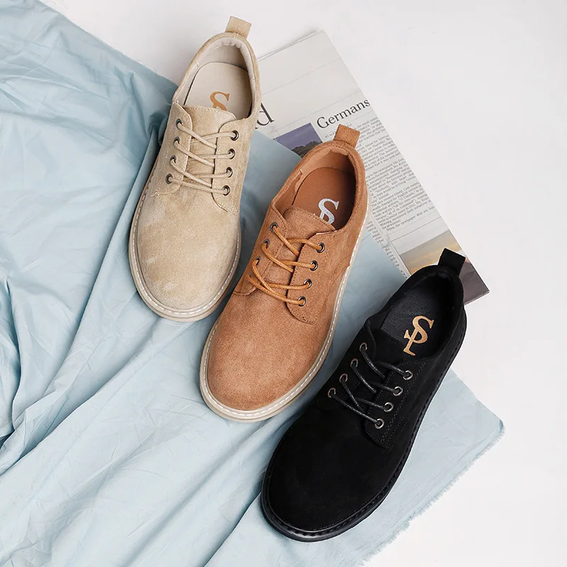 

2018 autumn new fashion simple solid color casual shoes women retro style comfortable booties.