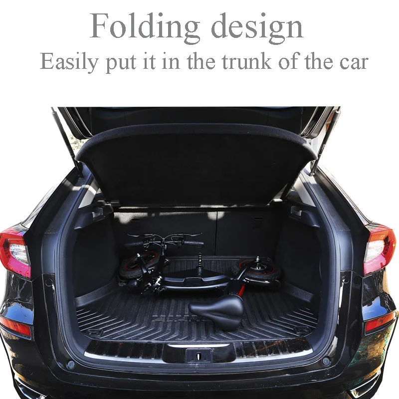 Flash Deal OUXI Folding Electric Bike For Adult One Seat 36V Lithium Battery Brushless 36v 350w Mini Protable Electric Bicycle 2