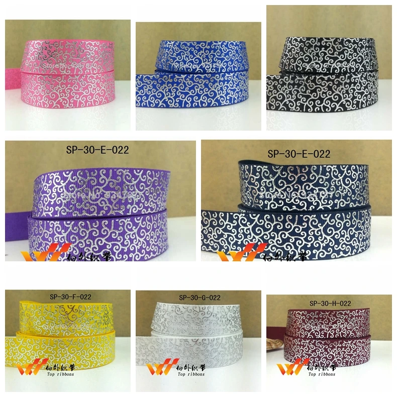 

free shipping printed cartoon grosgrain ribbon 30