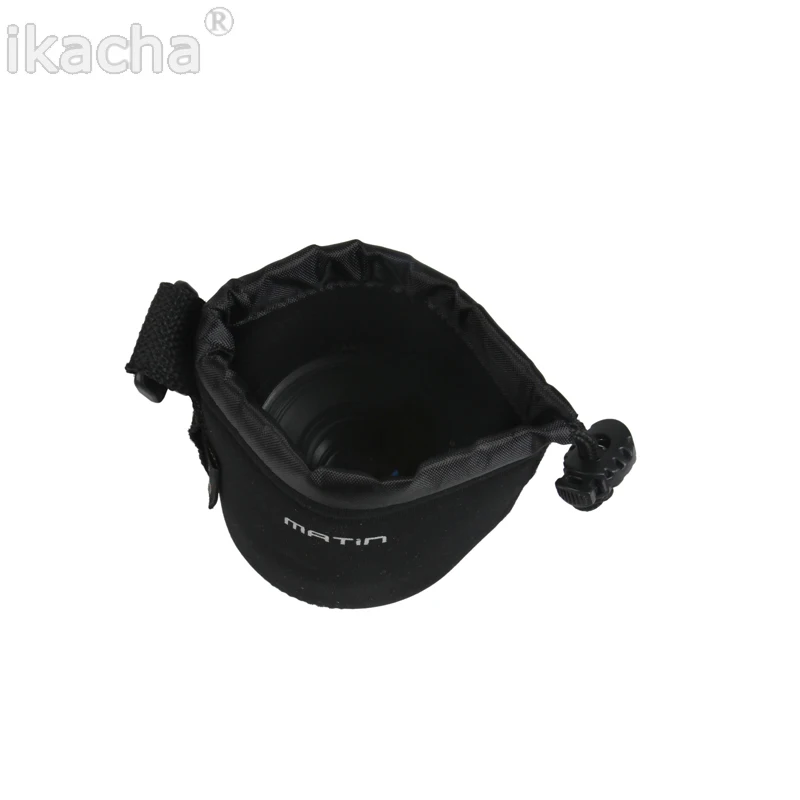 Small Waterproof Universal Matin Neoprene Soft Video Camera Lens Pouch Bag Case-1