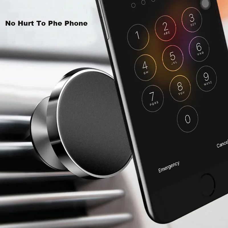 Автомобильный держатель для iPhone Xiaomi huawei MEIZU samsung универсальный магнитный автомобильный держатель приборной панели алюминиевый сплав