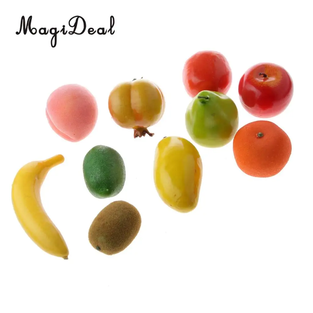 MagiDeal Foam Artificial Fruits Toy Imitation Food for Home Store