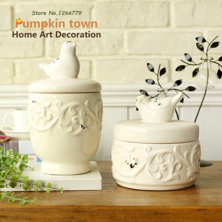 208 NEW High quality European retro style do old storage jars/bottles fine ceramic glazed tea jars/Kitchen jars |