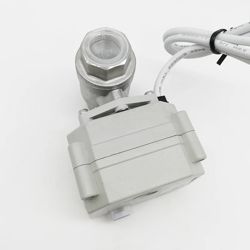 2 способ полный порт электрический шаровой клапан BSP SS304 DN15 G1/" отверстие 15 мм мини двигателя приводной клапан AC/DC24V CR202 on/off 5 сек