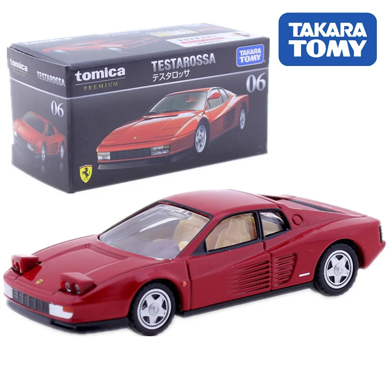 

Takara Tomy Tomica Premium Ferrari Testarossa Scale Motors Vehicle Diecast Metal Model Collectable New Kids Toys