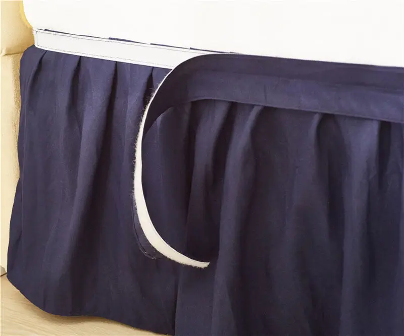 Кровать юбка 16 цветов матовая ткань кровать юбка без поверхности кровати эластичный пояс кровать юбка 40 см высота
