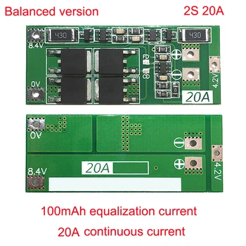 

Protection Board BMS Board Balance / Standard Type 2S 20A 7.4V 8.4V 18650 Lithium Battery
