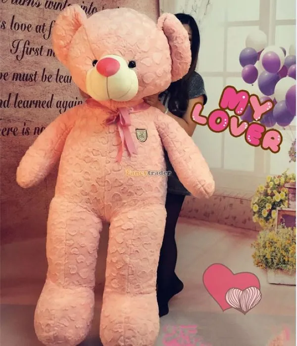 Fancytrader New 63'' 160cm Huge Lovely Plush Soft Stuffed Giant Cute Teddy Bear, 2 Colors, Free Shipping FT50743 (3)