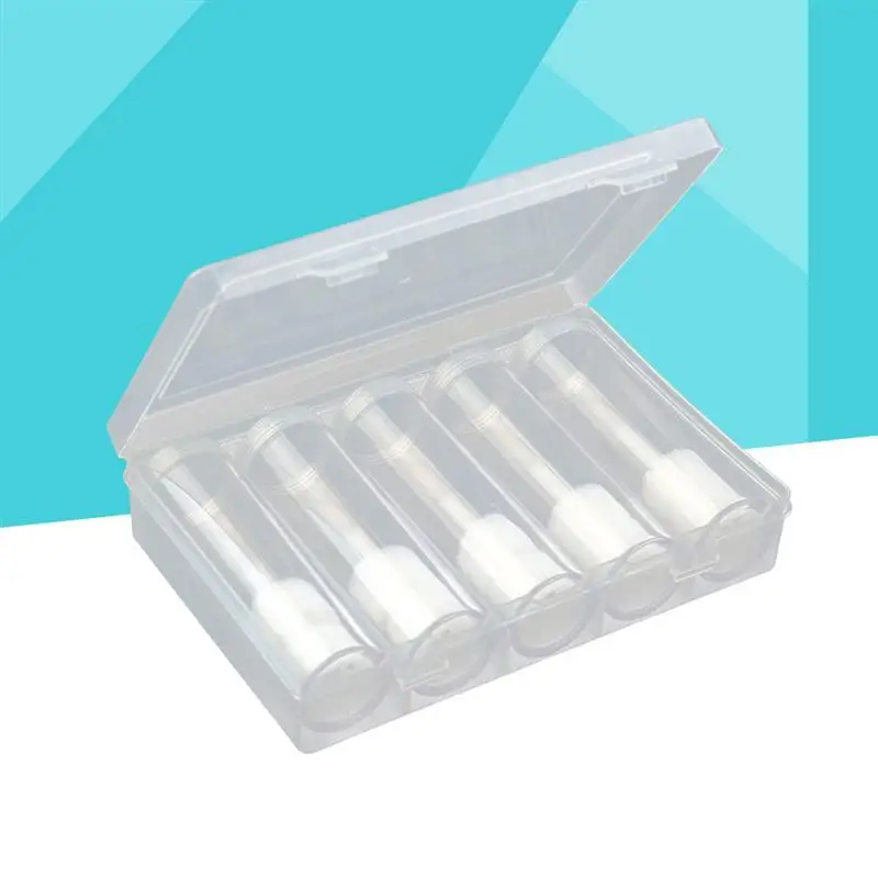 6 шт. пластиковые круглые прозрачные чехлы для хранения монет защитный держатель трубки с коробкой для хранения(5 трубок и 1 коробка для хранения