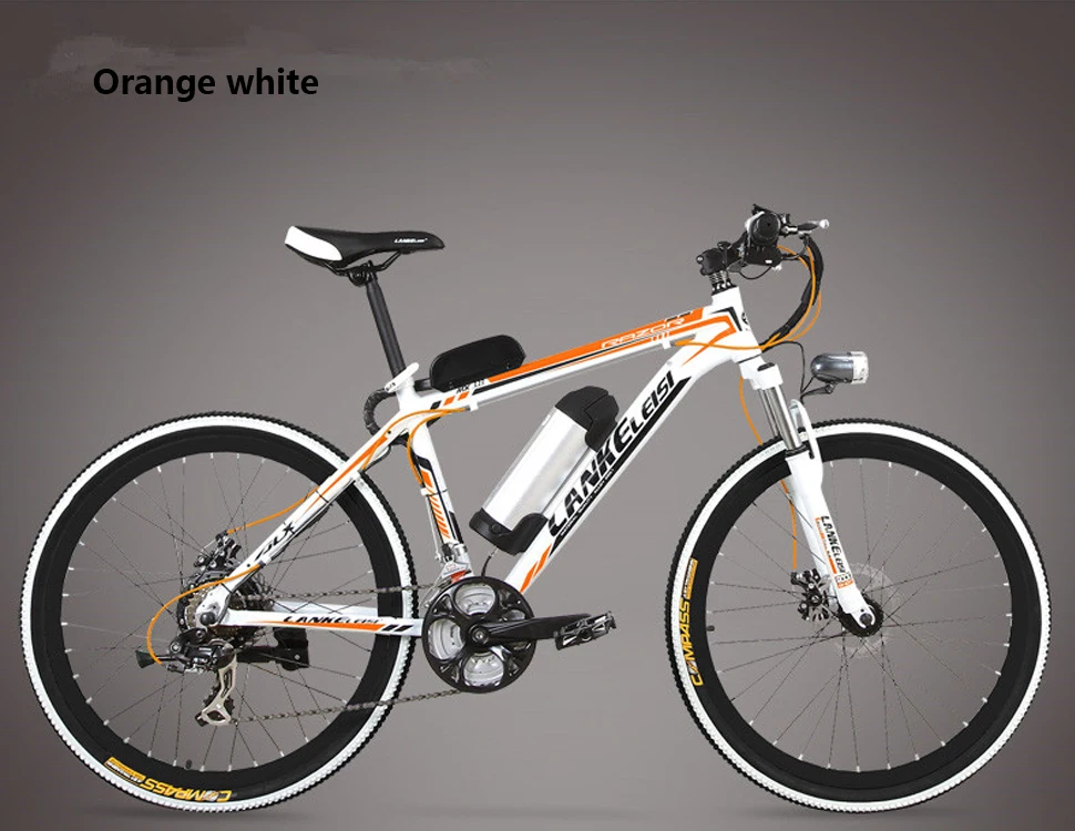 Excellent Lankeleisi MX3.8 Mans 21 Speeds Electric Bicycle 240Watt 48V Disc Brakes 20