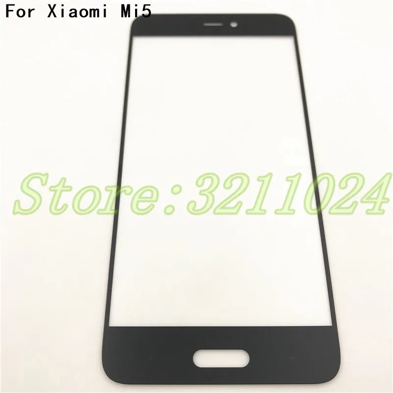 

Black/White/Gold Front Panel 5.15 inches For Xiaomi Mi5 Phone Outer Touch Screen Glass Lens Replacement Repair Part
