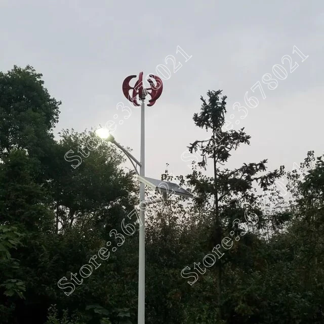 Vertical Axis Wind Turbine Generator VAWT 300W 12/24V D Series Light and Portable Wind Generator Strong and Quiet Vertical Axis Wind Turbine Generator VAWT 300W 12/24V D Series Light and Portable Wind Generator Strong and Quiet