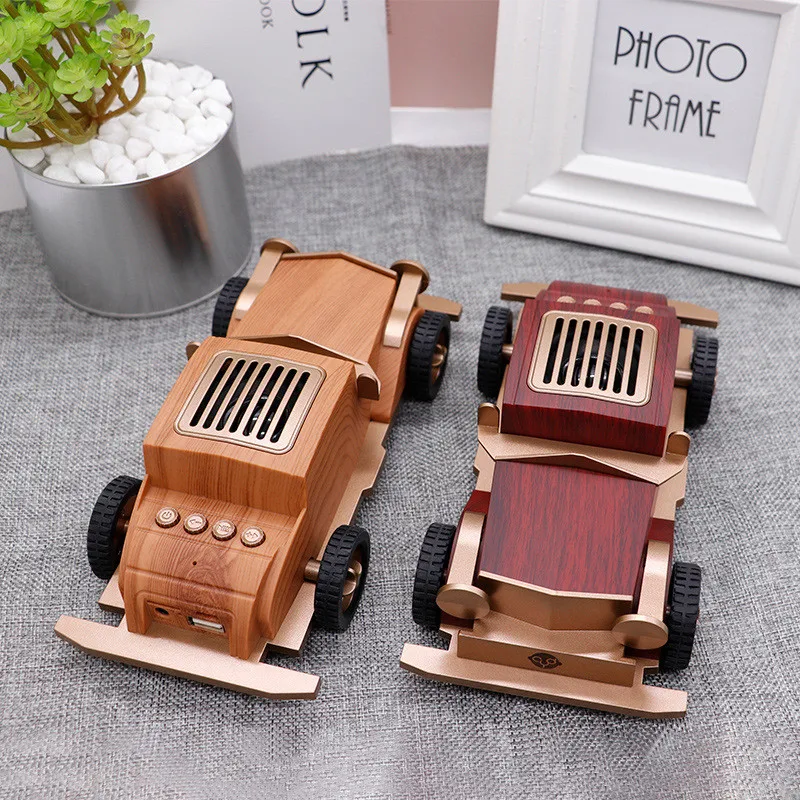 

Wireless Bluetooth speaker Retro Portable bluetooth Speaker Hands-free FM USB Mini Subwoofer Music Player Outdoor Speakers