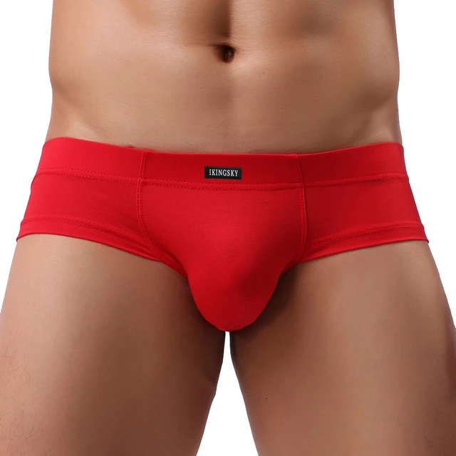 IKINGSKY Men's Sport Thong Sexy Low Rise T-back Men Underwear (US
