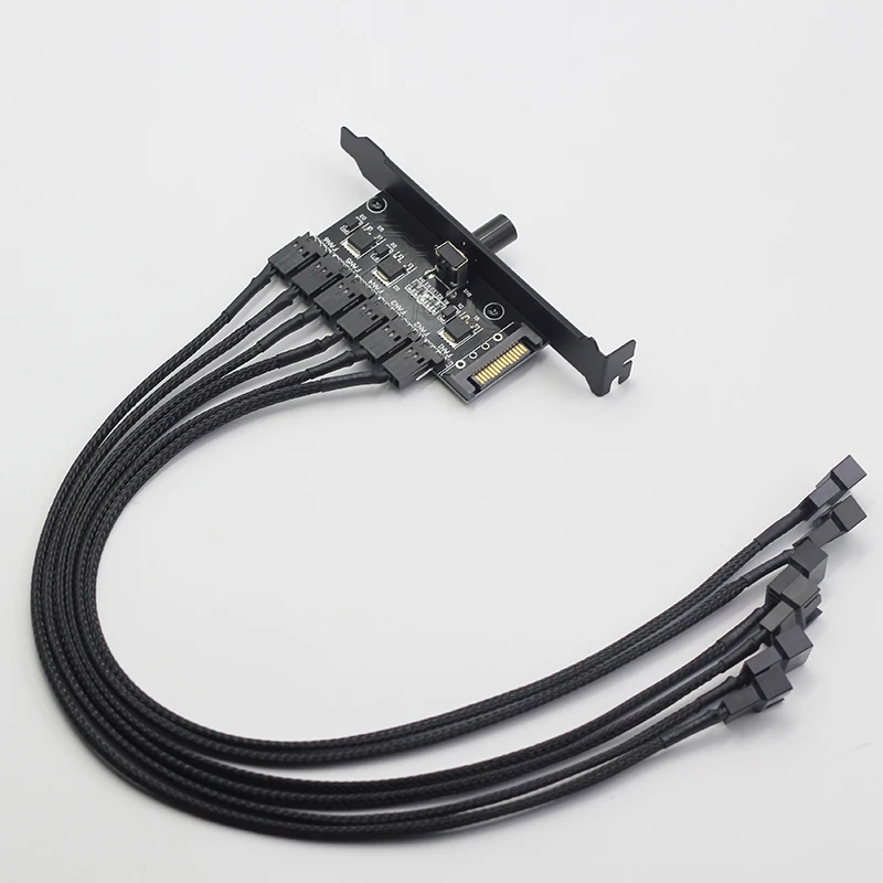 Новый контроллер скорости вентилятора для ПК компьютерного PCI bit 6 концентраторов