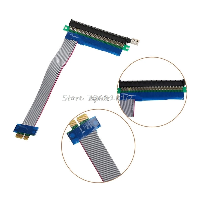 PCIe 1x To 16x Extender Riser FFC PCI E 1x 16x Flexible