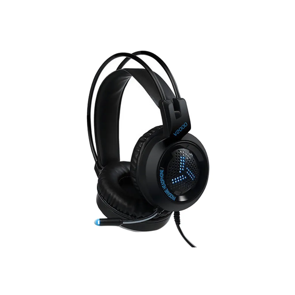 

VOBERRY 2019 New 3.5MM Plug Wired V2000 Gaming Headset 7.1 Channel Headset Headphones With Microphone Stereo For PC Computer