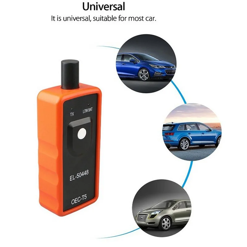 Car Tire Pressure Monitor Sensor 12V 9W OBDII TPMS Reset Tool Activate Training System For Opel GM EL-50449