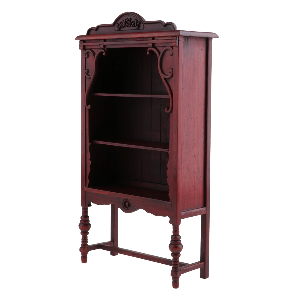 

1/6 Dollhouse Miniature 3 Layer Cabinet Cupboard for Action Figures Accessory Collections