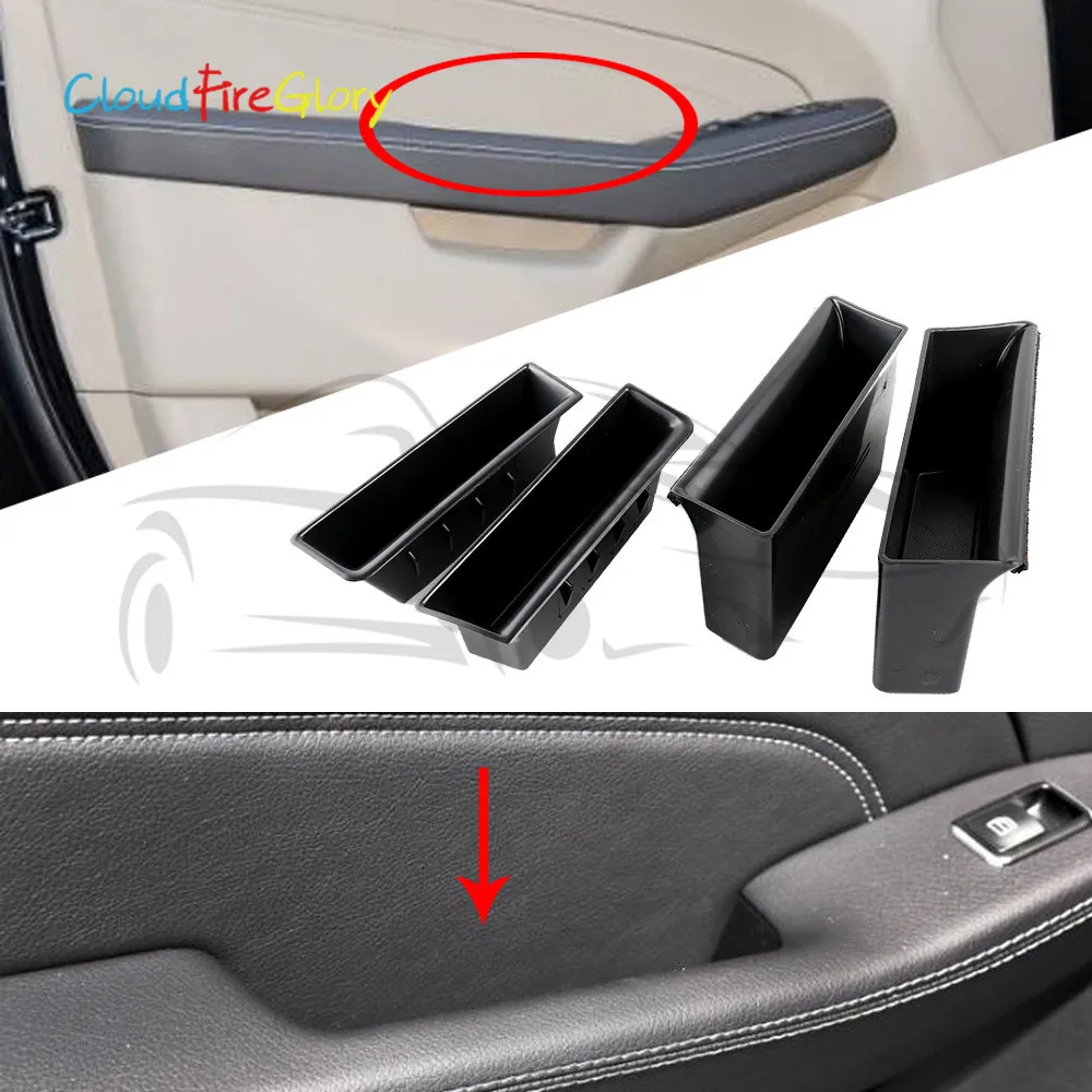 

CloudFireGlory For Mercedes Benz GLK300 Luxury 2010 2011 2012 2013 2014 4Pcs Inner Door Handle Armrest Storage Box Container