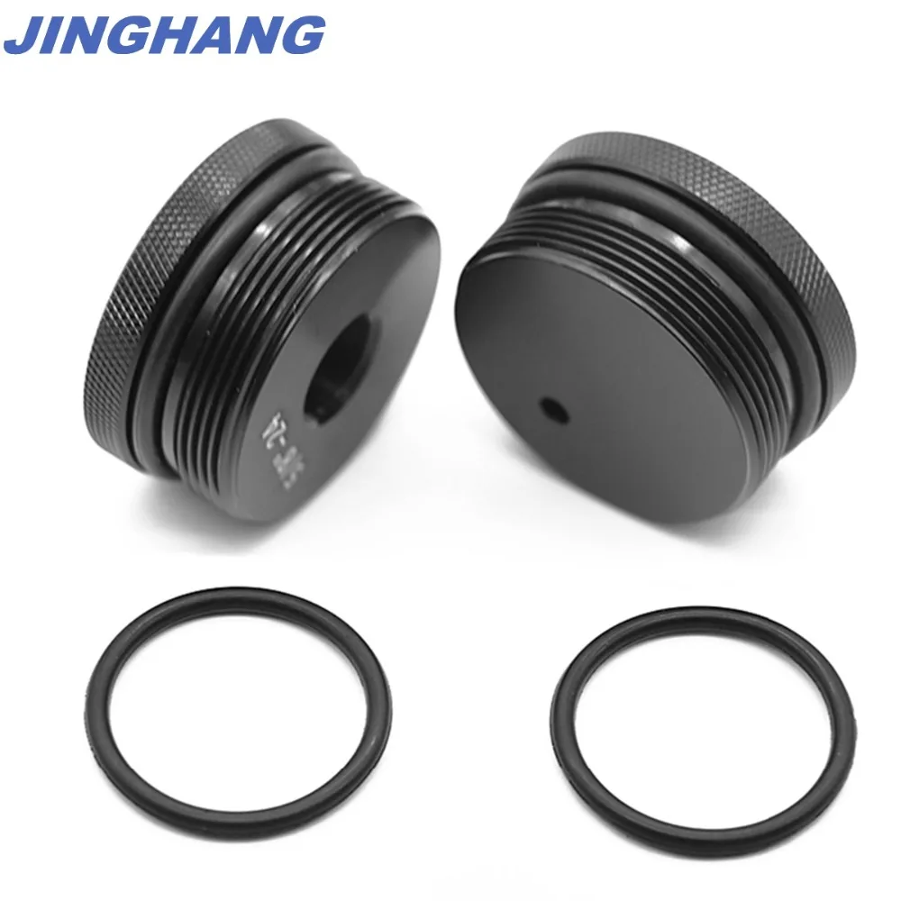 

WIX / NAPA 4003 / 24003 Premium Replacement End Cap Set- 5/8"-24 & Center marked, Black, Shipping From CHINA / USA