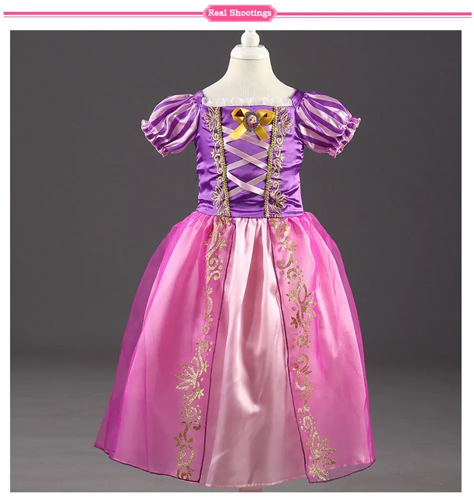 Christmas Gift baby girls Dress Cosplay Costume Party Dress dream Princess Dress 2020 new Year girl clothes 3-10 years old