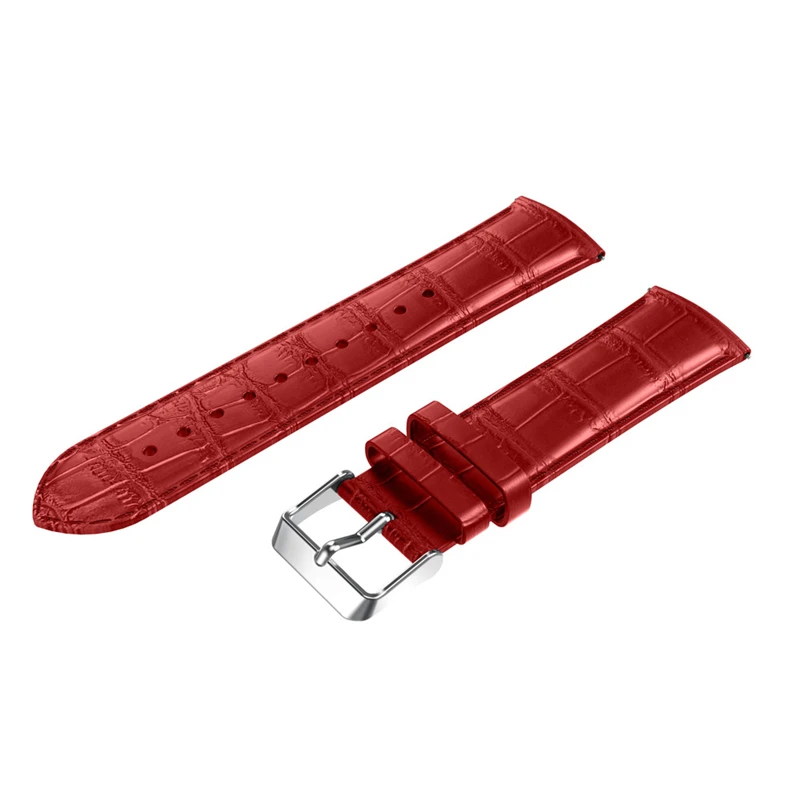 Ouhaobin 1pc Replacement Leather Watch Band wrist strap fitness Bracelet Crocodile grain For Huawei Watch 2 drop ship Feb 14 c3 22