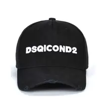 Высокое качество DSQICOND2 хлопок Casquette Бейсбол Кепки Для мужчин Для женщин черный, белый цвет папа Шапки бейсболка