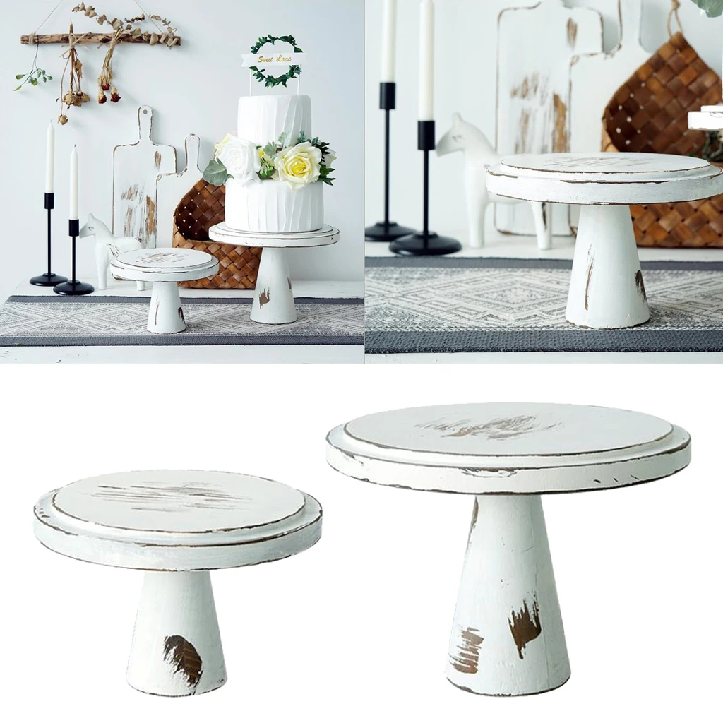 Cake Pedestal Stand Wood Vintage Wedding Cake Stand Cupcakes Cakes Assorted
