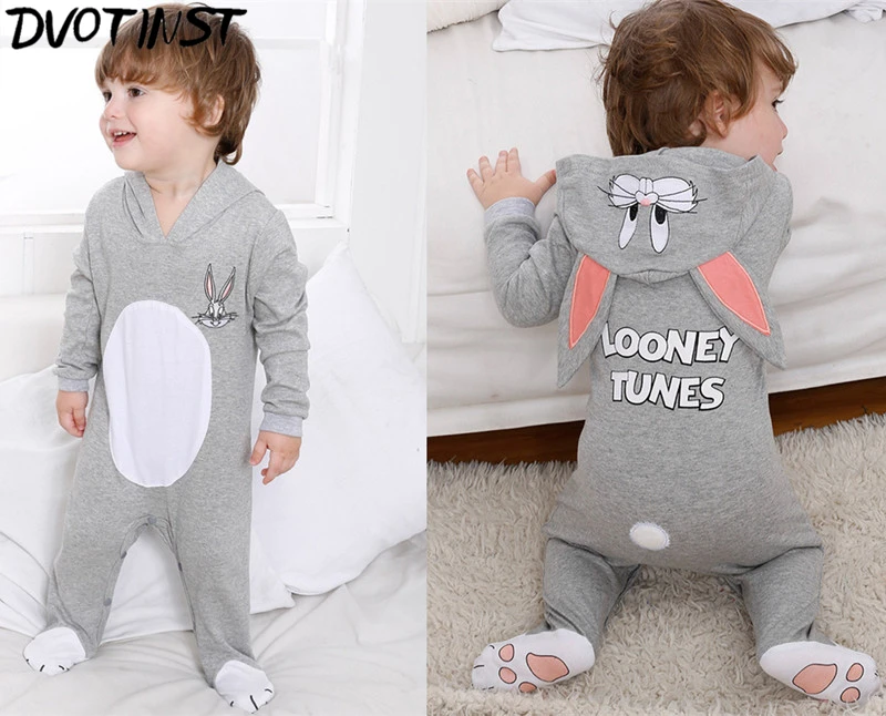 Dvotinst Baby Boys Girls Animals Rabbit Rompers Cosplay Halloween
