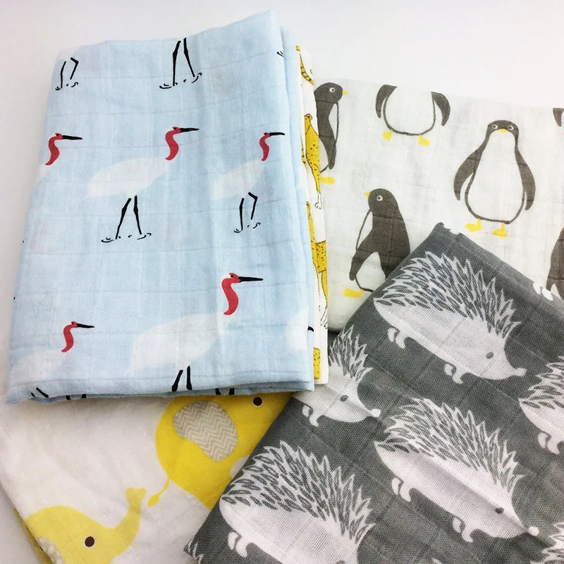 

Baby Burp Cloths 1pcs/lot Organic cotton gauze Muslin activity baby bib bandanas Baby Bibs soft breathable Newborns Towel scarf