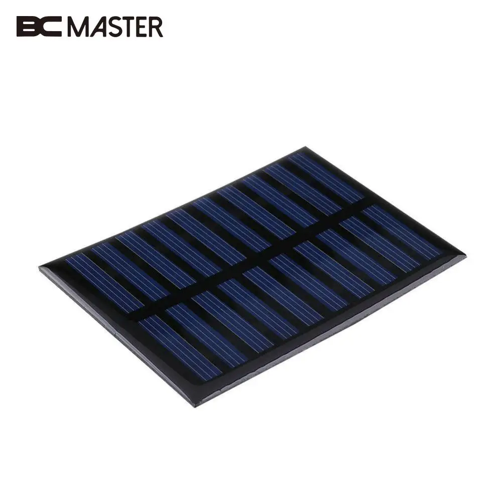 

BCMaster High quality DC 5V 0.8W Epoxy Solar Panels Mini Solar Cells Polycrystalline Silicon Solar DIY Solar Module 100x70mm