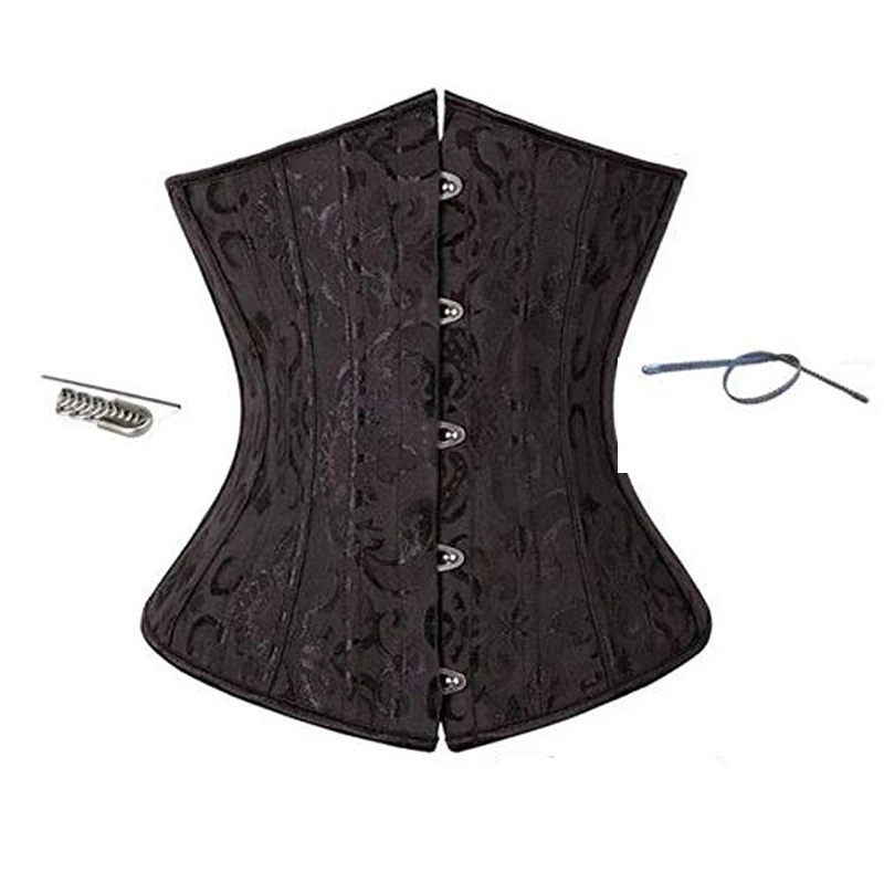 Sapubonva 26 спиральный стальной корсет с косточками и подгрудным бюстье|underbust corset|corsets