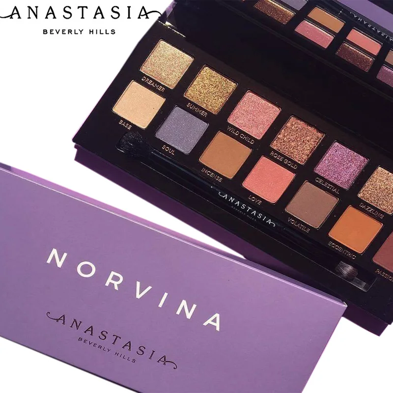 

2019 Anastasia Makeup Make Up NORVIN EYE SHADOW PALETTE Beverlying Hills Makeup Powder Contour Highlighter Face Powder Blusher