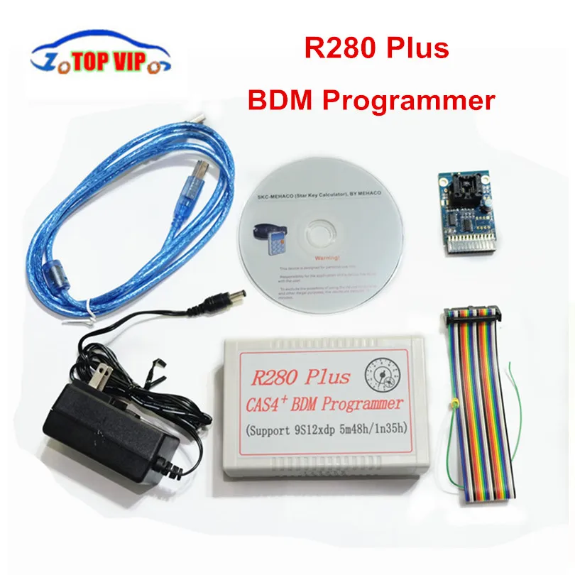 DHL Бесплатная R280 CAS4 BDM программист R280 плюс поддержка cas, CAS4, EWS4, ezs MC9S12XEP100 микросхеме (5M48H/1N35H) CAS4 BDM программист