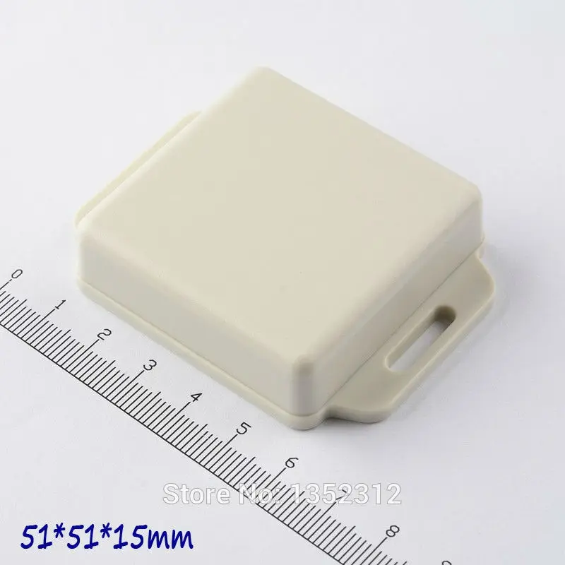 

25 pcs/lot 51*51*15mm wall mount plastic case project electronic box waterproof junction enclosure small DIY control switch box