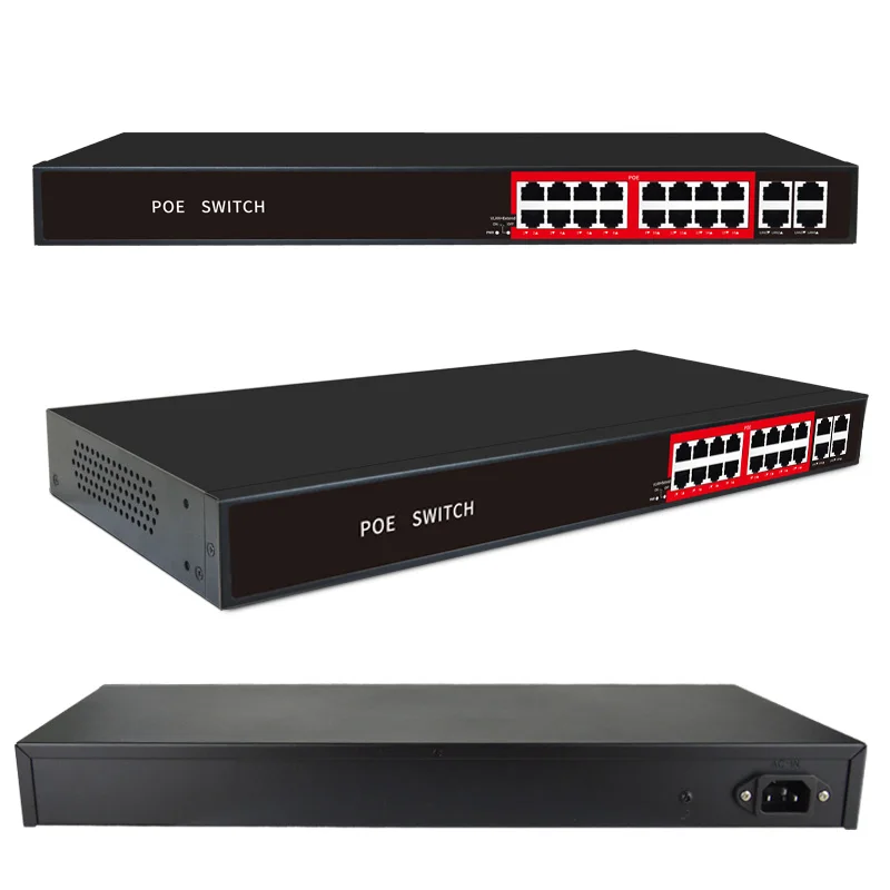 SSC 16 port PoE Switch Power over Ethernet switch professional for mining and IP Cameras/ Wireless AP network system