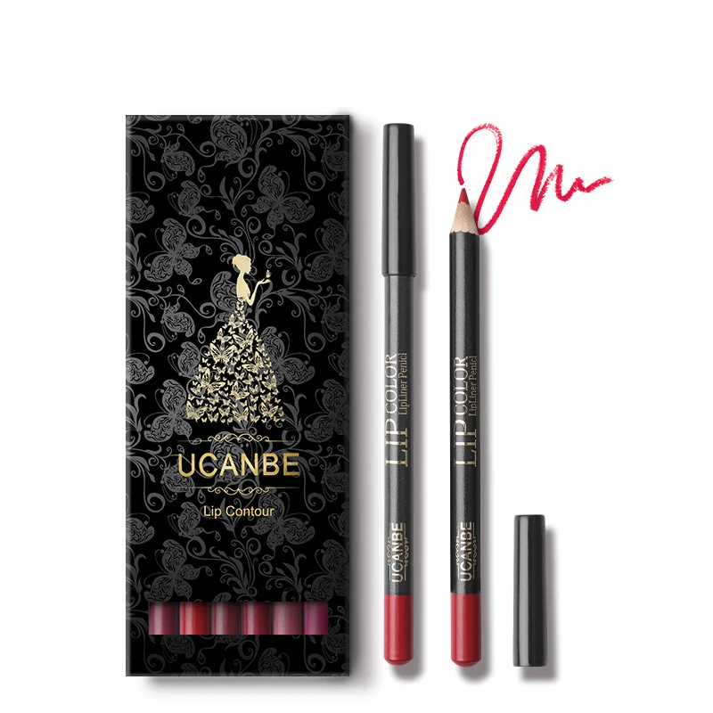 BearPaw 12 Цвет Matte Lip Liner Набор Водонепроницаемый прочного Бархатный Rouge Макияж