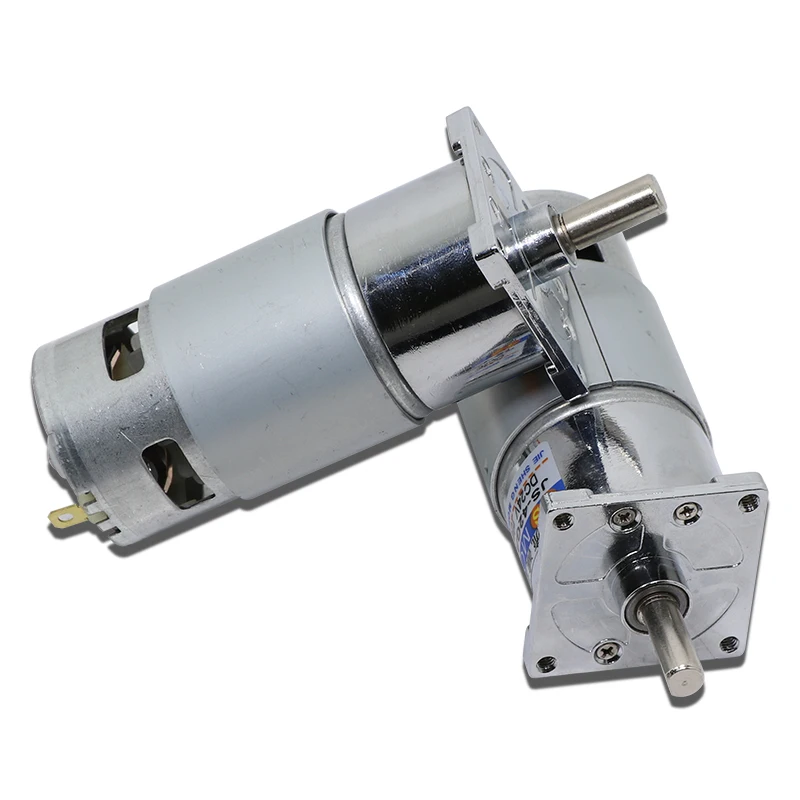 775 DC Gear Motor 12V 24V high-power high-torque motor slow forward and reverse speed small motor dc gear motor 60w speed high power dc12v 24v large torque reversing motor motor