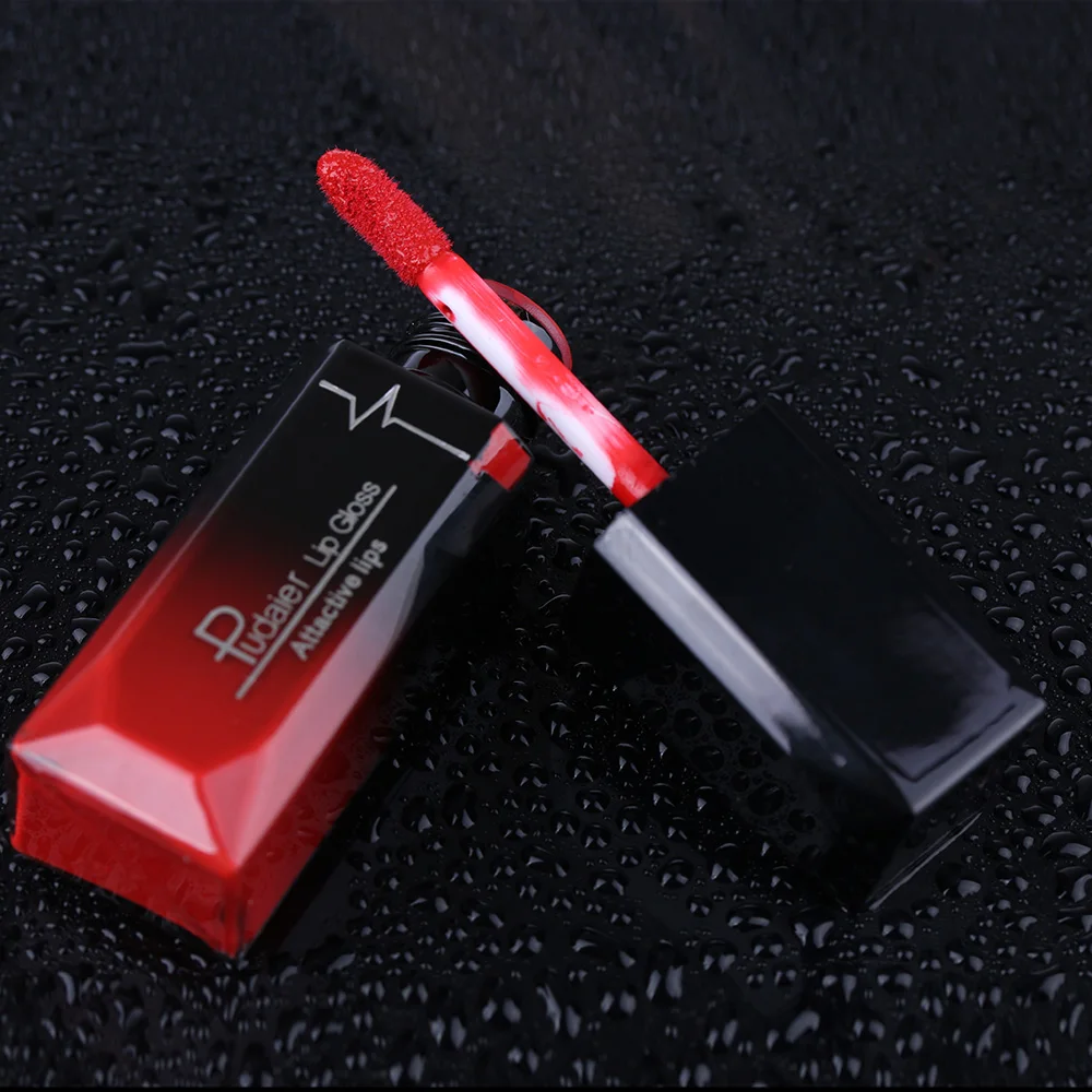 

1 PC Waterproof Brand Moisturizer Matte Liquid Lipstick Lip Gloss Nude Matte Lips Metal Color Makeup Lip Gloss Beauty Tool