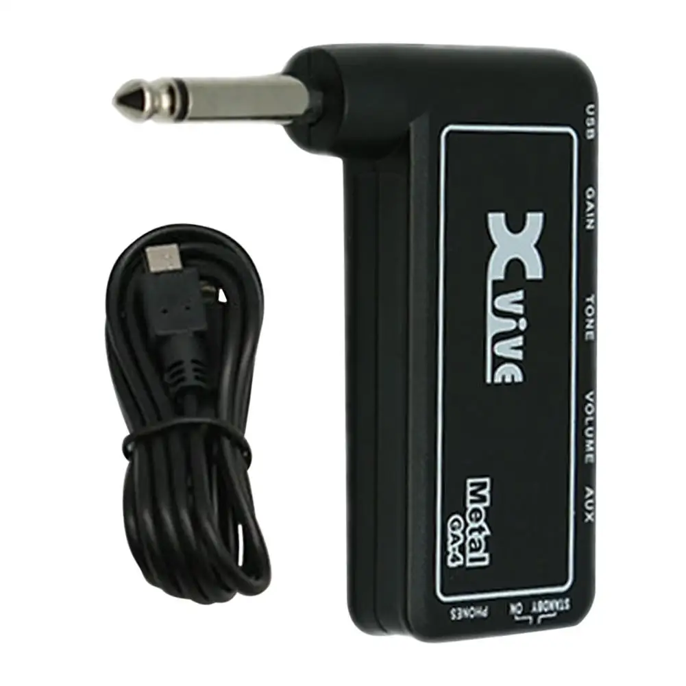 New Hot GA 4 Classic Rock Mini Portable Rechargeable Electric Guitar Plug Headphone Amp Amplifier
