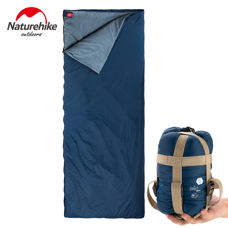 

NatureHike 1900x750mm Ultralight Compression Sleeping Bag 5 Colors Camping Hiking Climbing Keep Warm Double Layer Lazy Bag