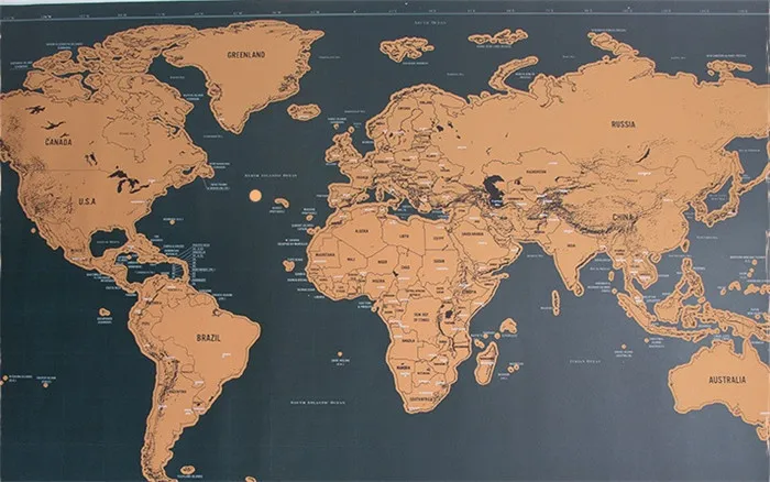 42*30 см Роскошная стираемая черная карта мира, Скретч Карта мира, персонализированная карта для путешествий, скретч для карты, украшение для дома, наклейка на стену