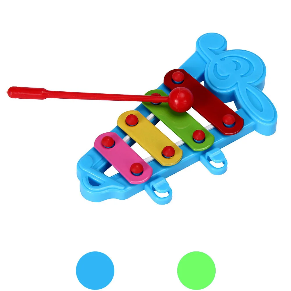 Игрушки для маленьких детей 4-внимание ксилофон музыкальные игрушки Развитие знаний(Австралия) и bu(Примечания ручной стук синяя отделка «под фортепиано» Развивающая игра в розницу