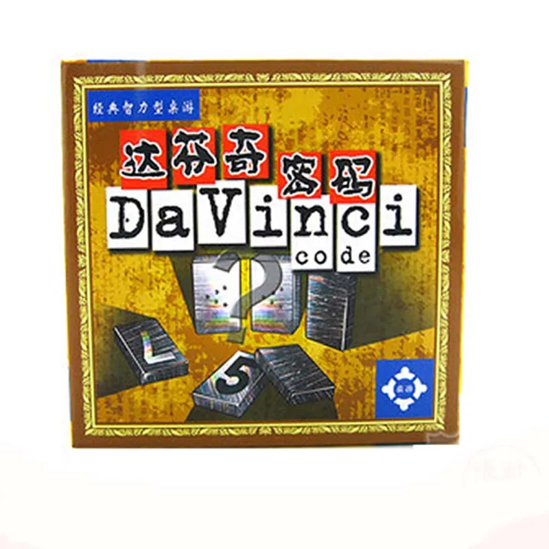 Код Da Vinci обучающие игрушки для мышления 2-4 игроков семейная игра для детей с родителей забавная игра-паззл для Gift11