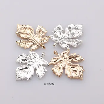 

YWXINXI New Fashion 10Pcs 30*37mm Canada Maple Bracelet Wedding decorations DIY accessories free delivery