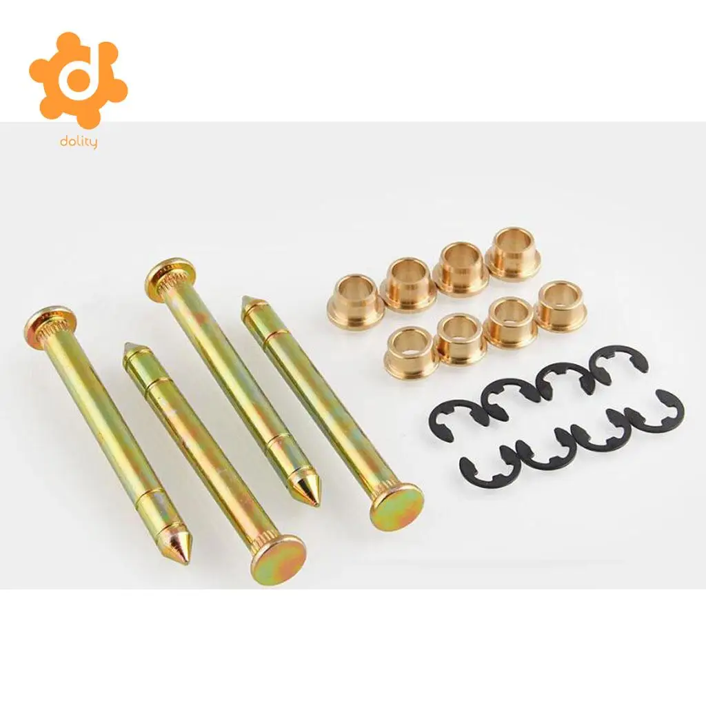 Door Hinge Pins Bushing Repair Kit for Ford F150 F250 F350 Bronco